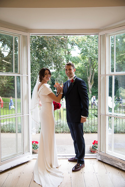 Bride and Groom in the Lower Gallery