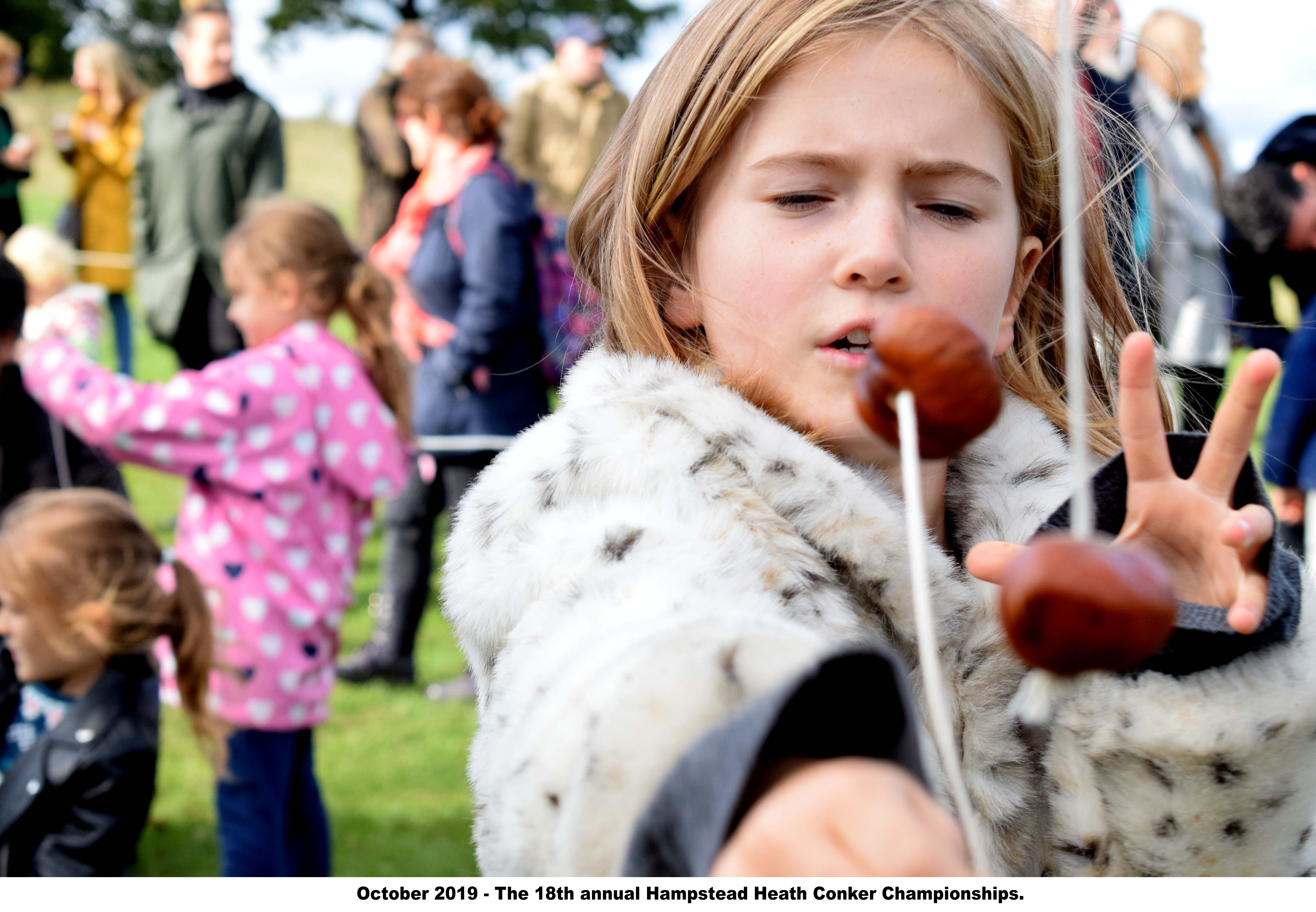 girl with conker