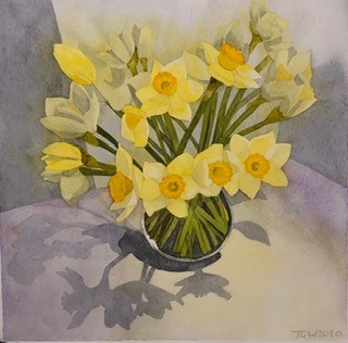 Painting by artist Jennifer Worrall