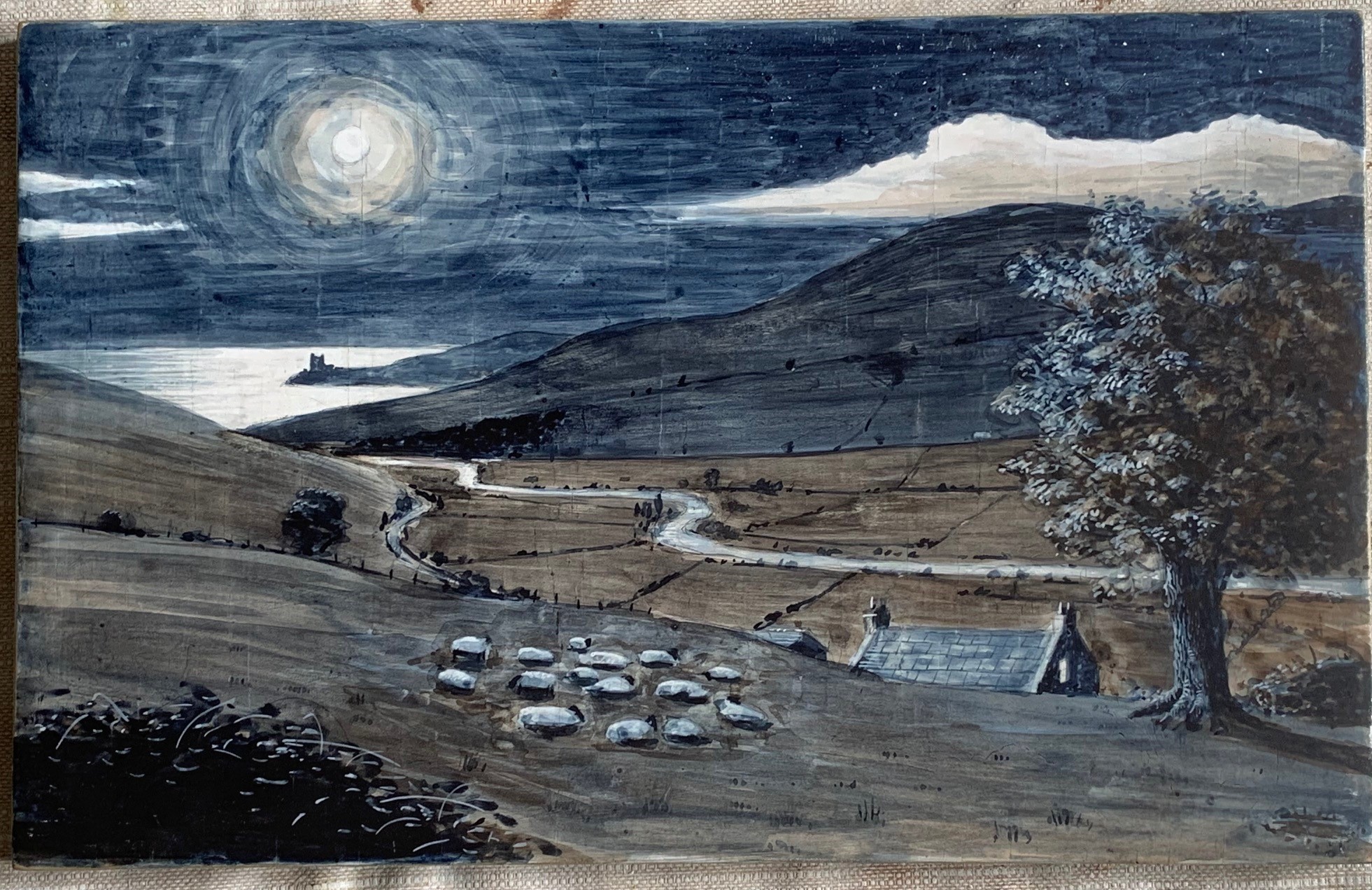 Painting by artist Martin Bould 