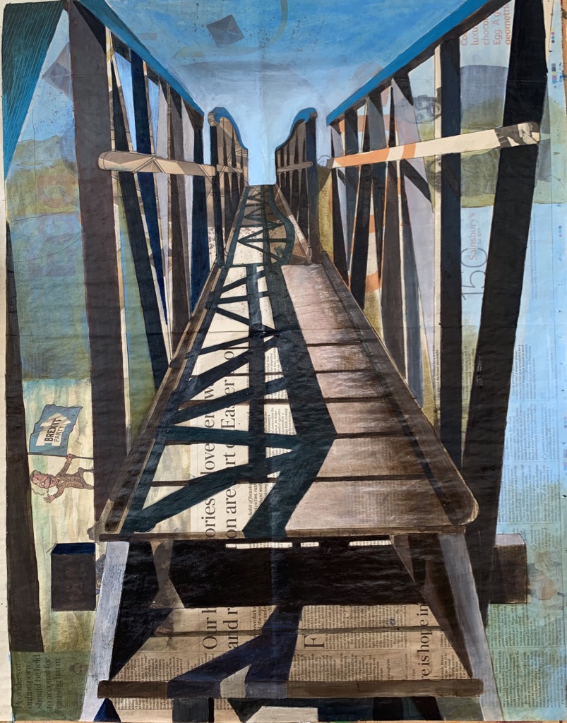 Collage of a bridge