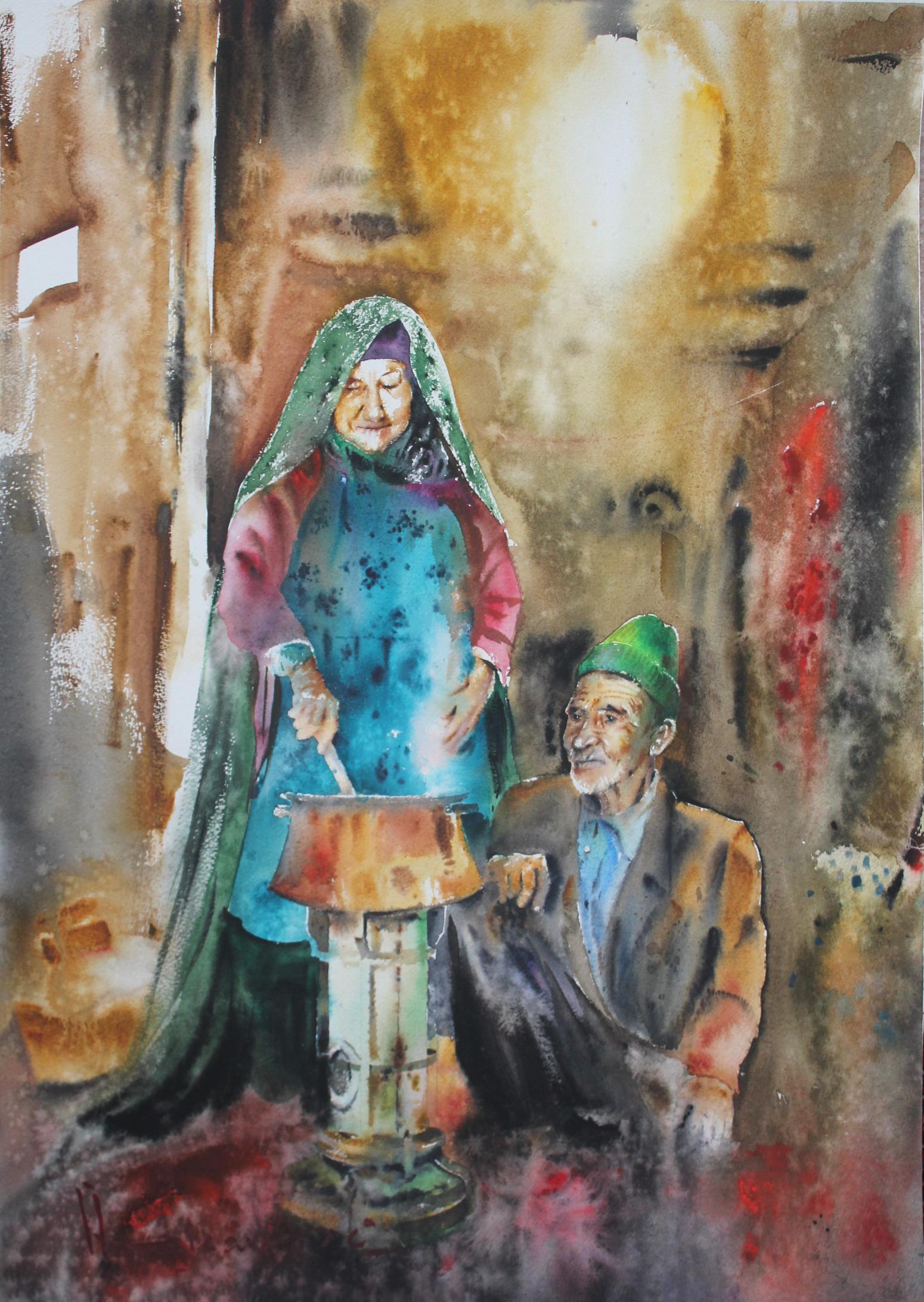 Watercolour painting by Yasaman Emami