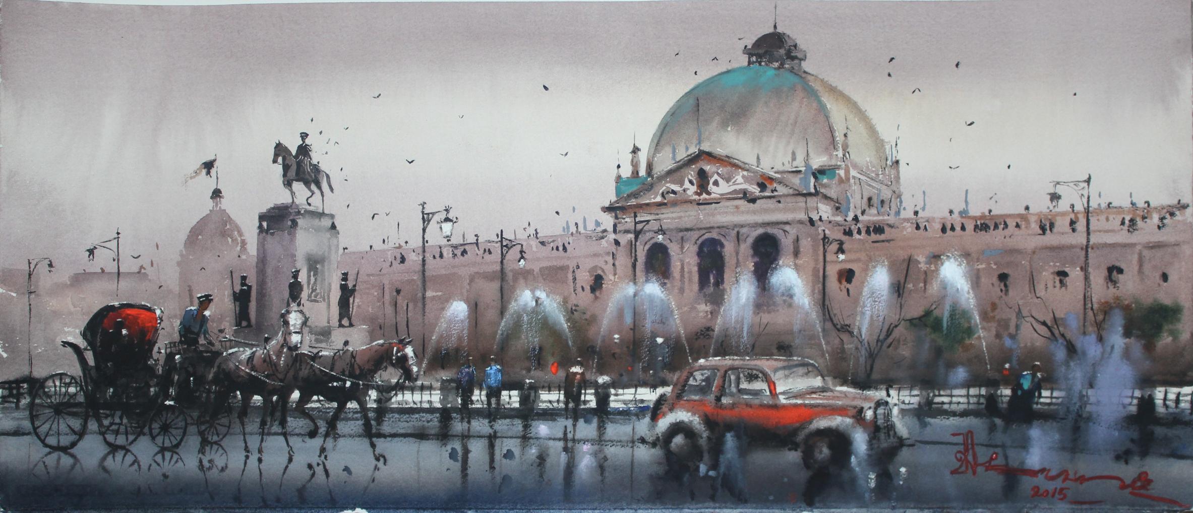 Watercolour painting by Yasaman Emami