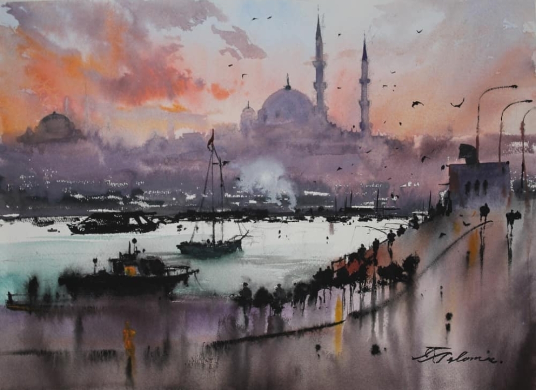 Watercolour painting by Yasaman Emami