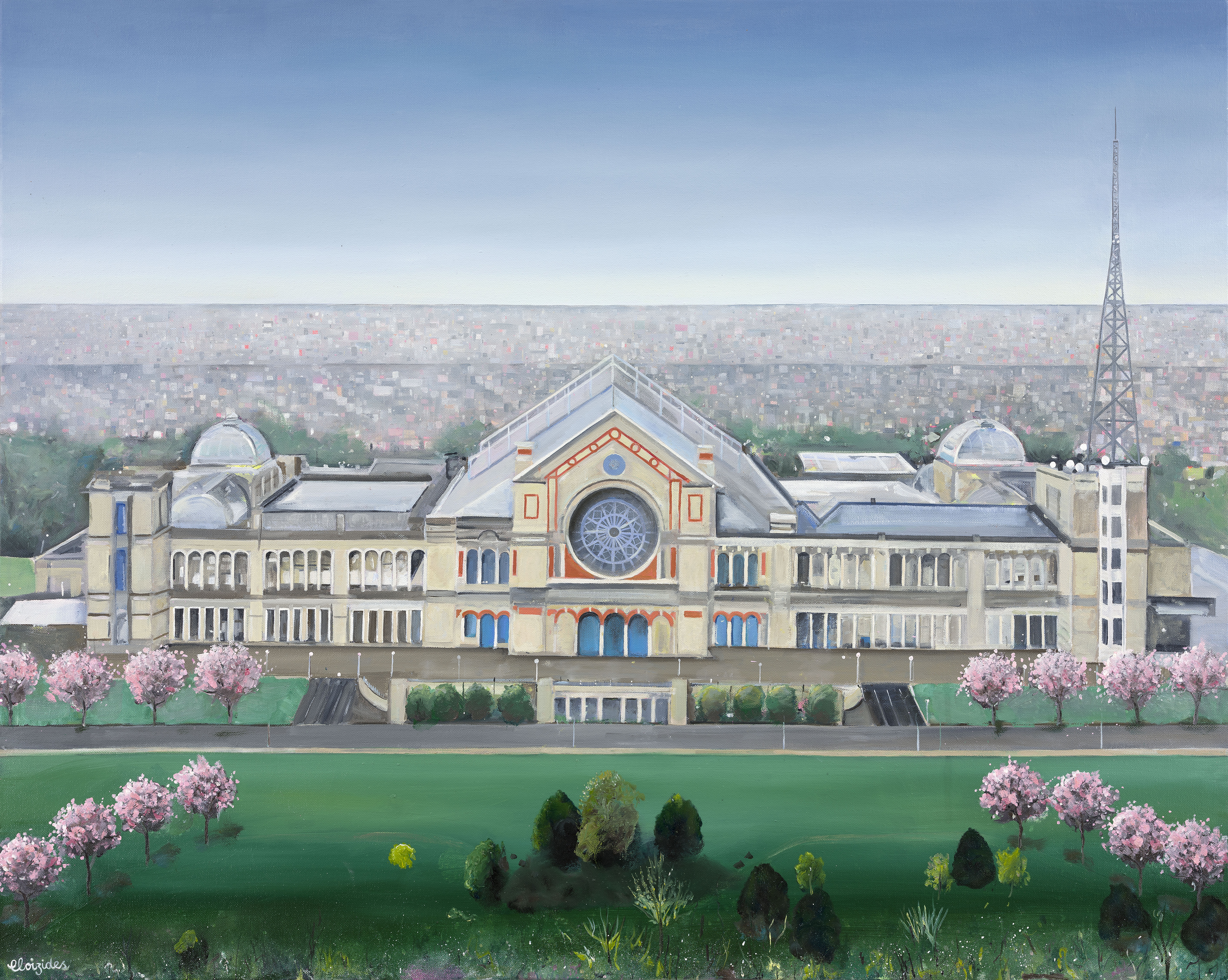 Painting of Alexandra Palace