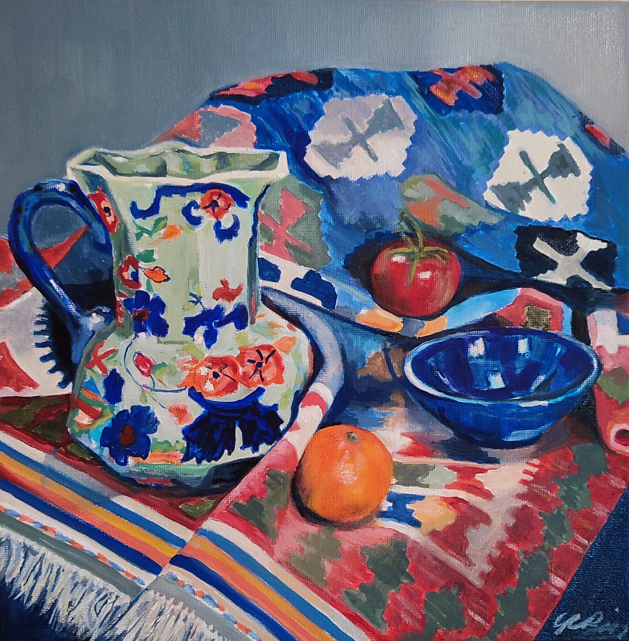 Still life with jug