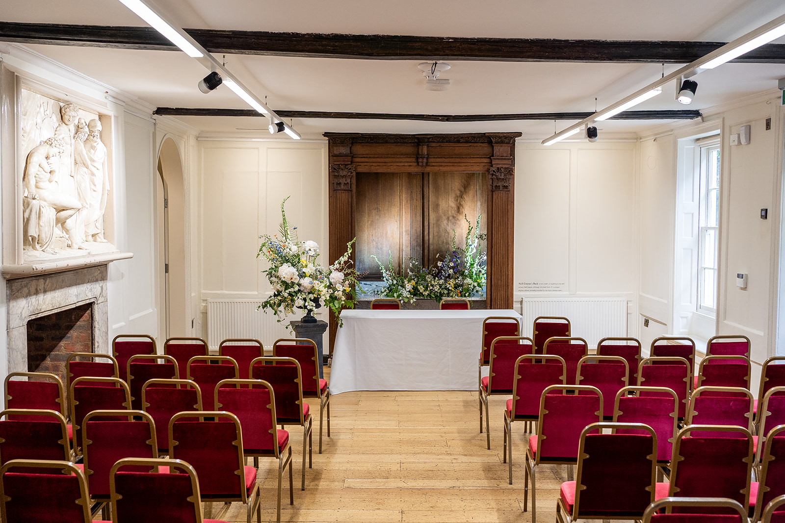 Entrance Hall ceremony set-up