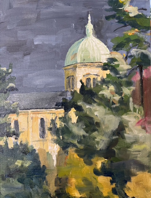 Painting of St Josephs by Martin Evans