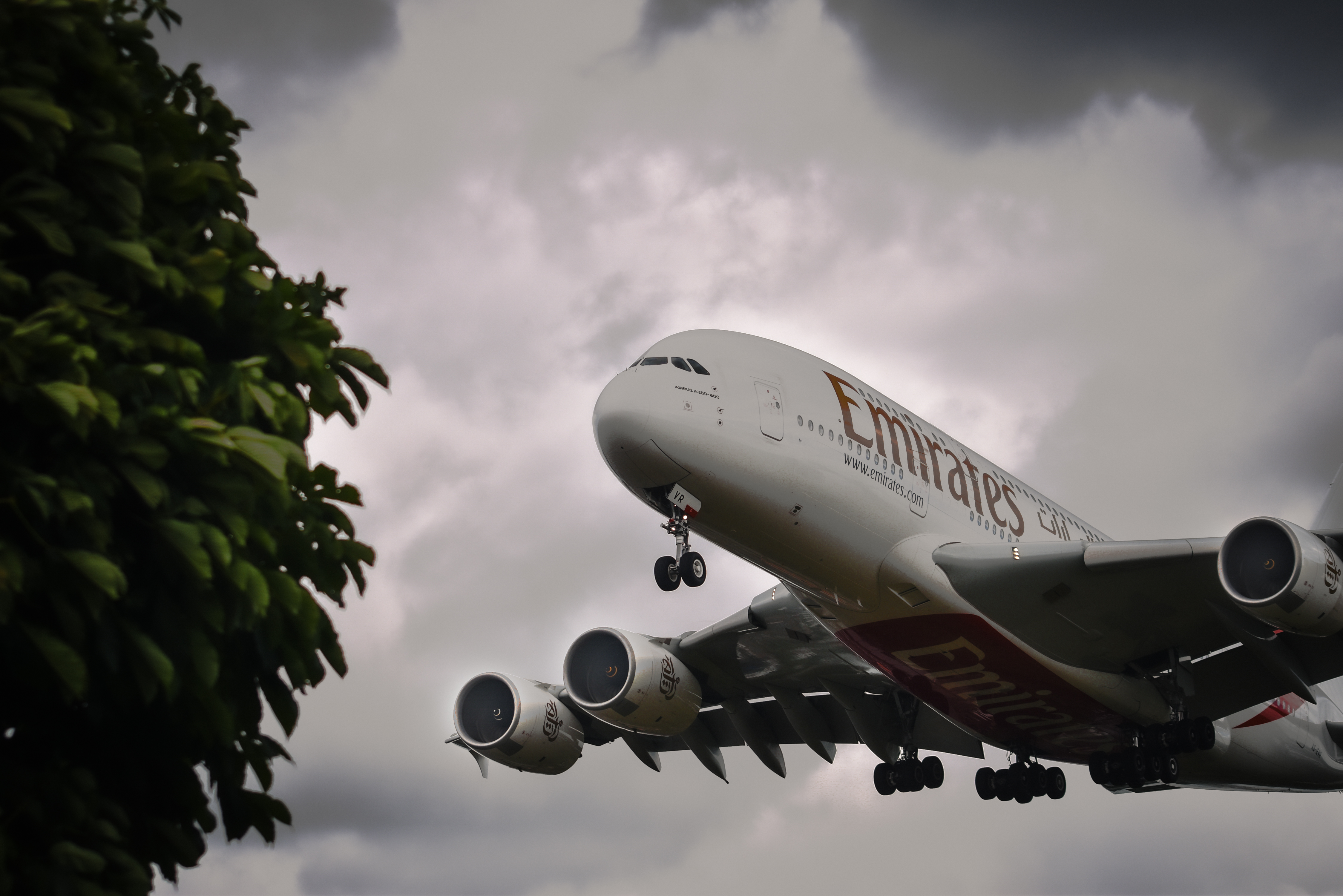 a photo of a plane taking off