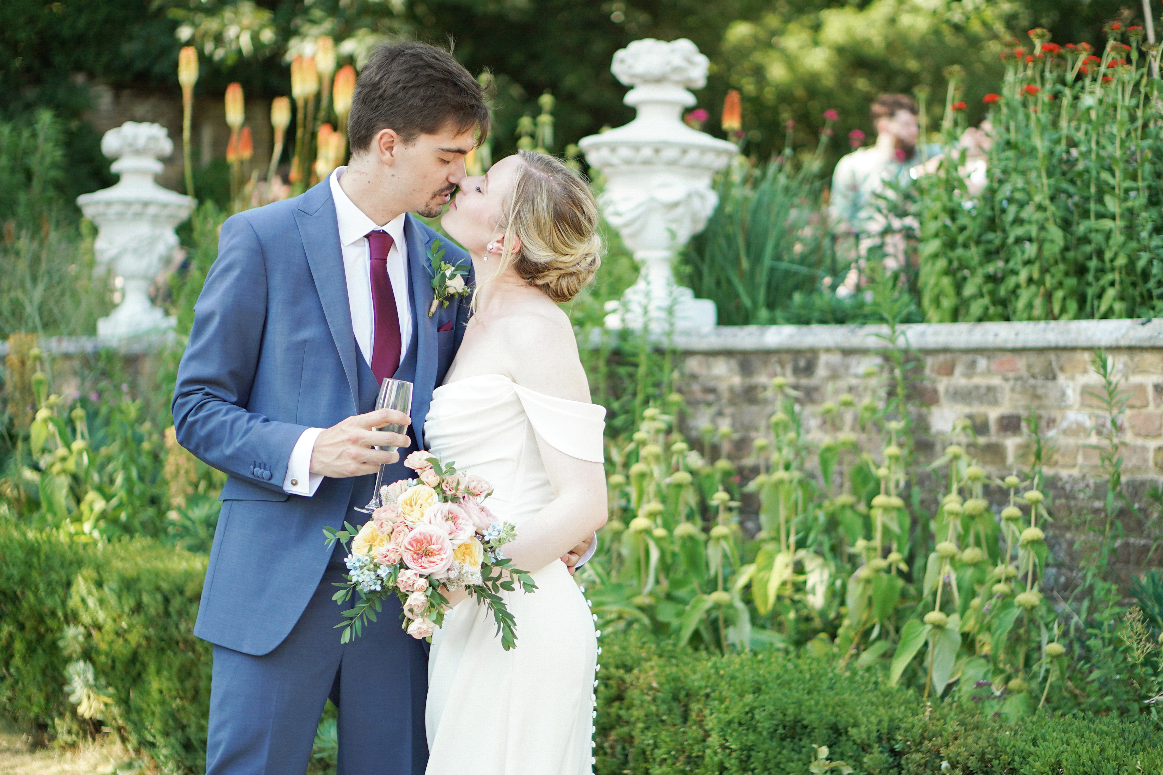 J & P at the end of the tea lawn
