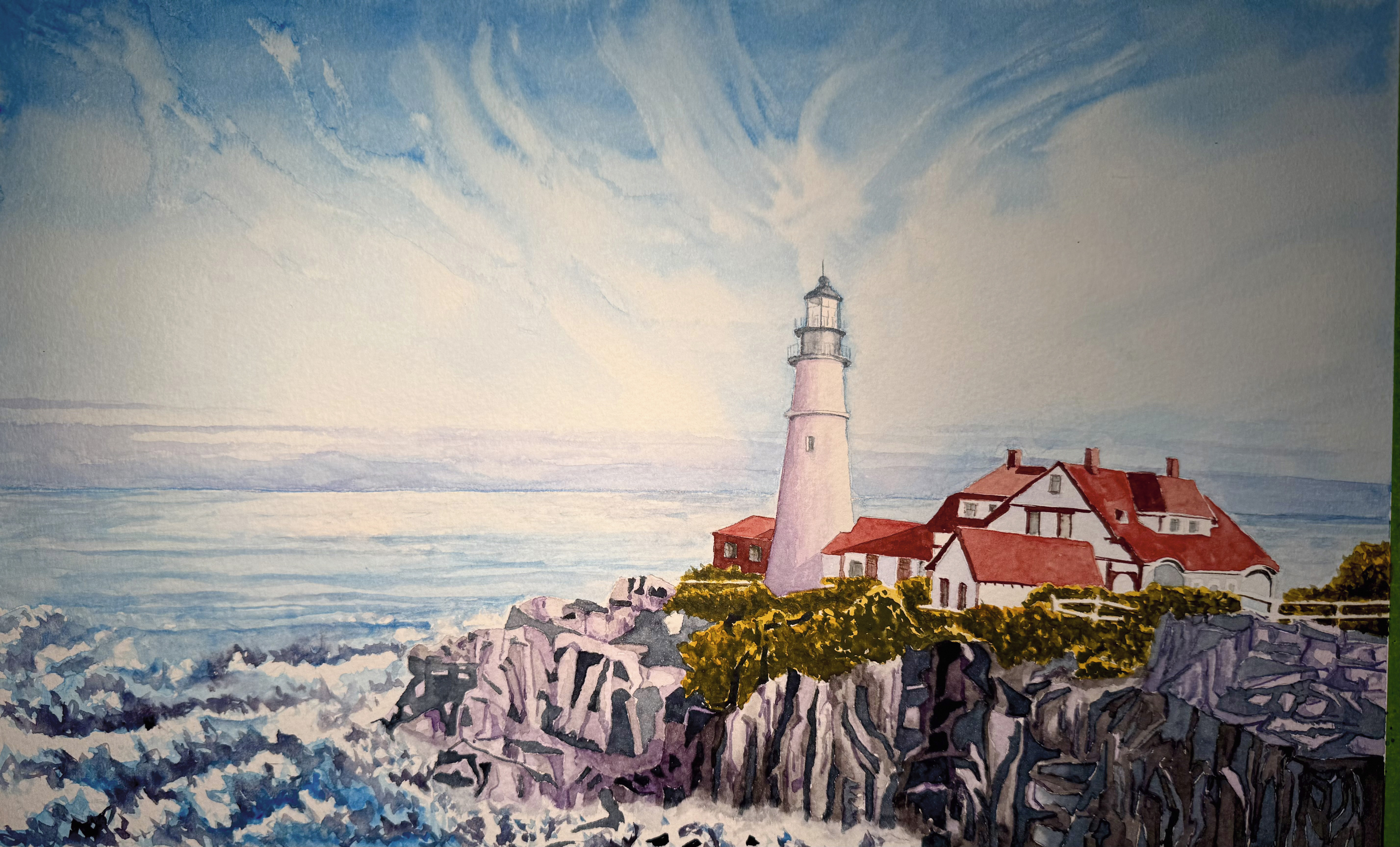 Portland Headlight by Morley Speed