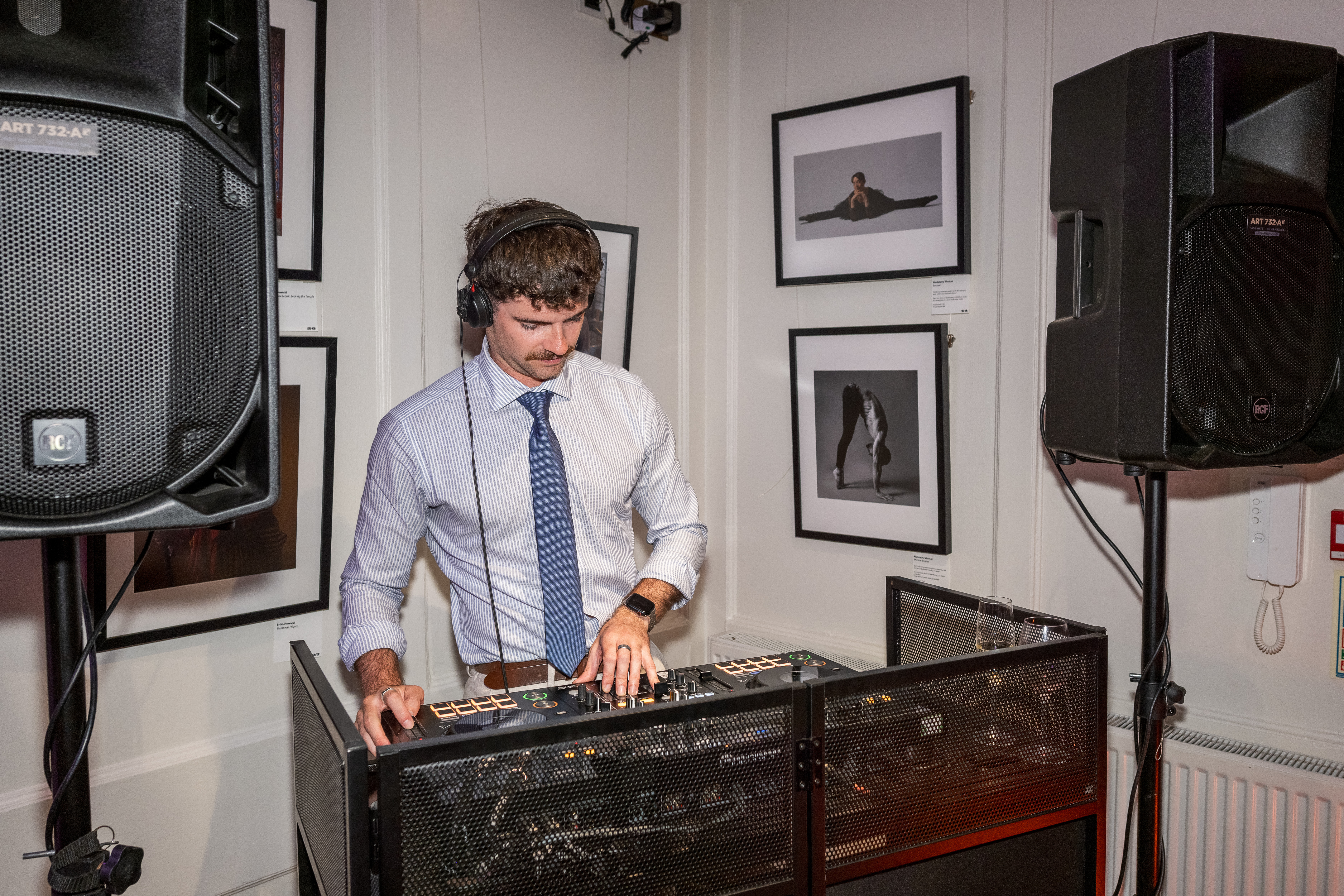 DJ in the Lower Gallery