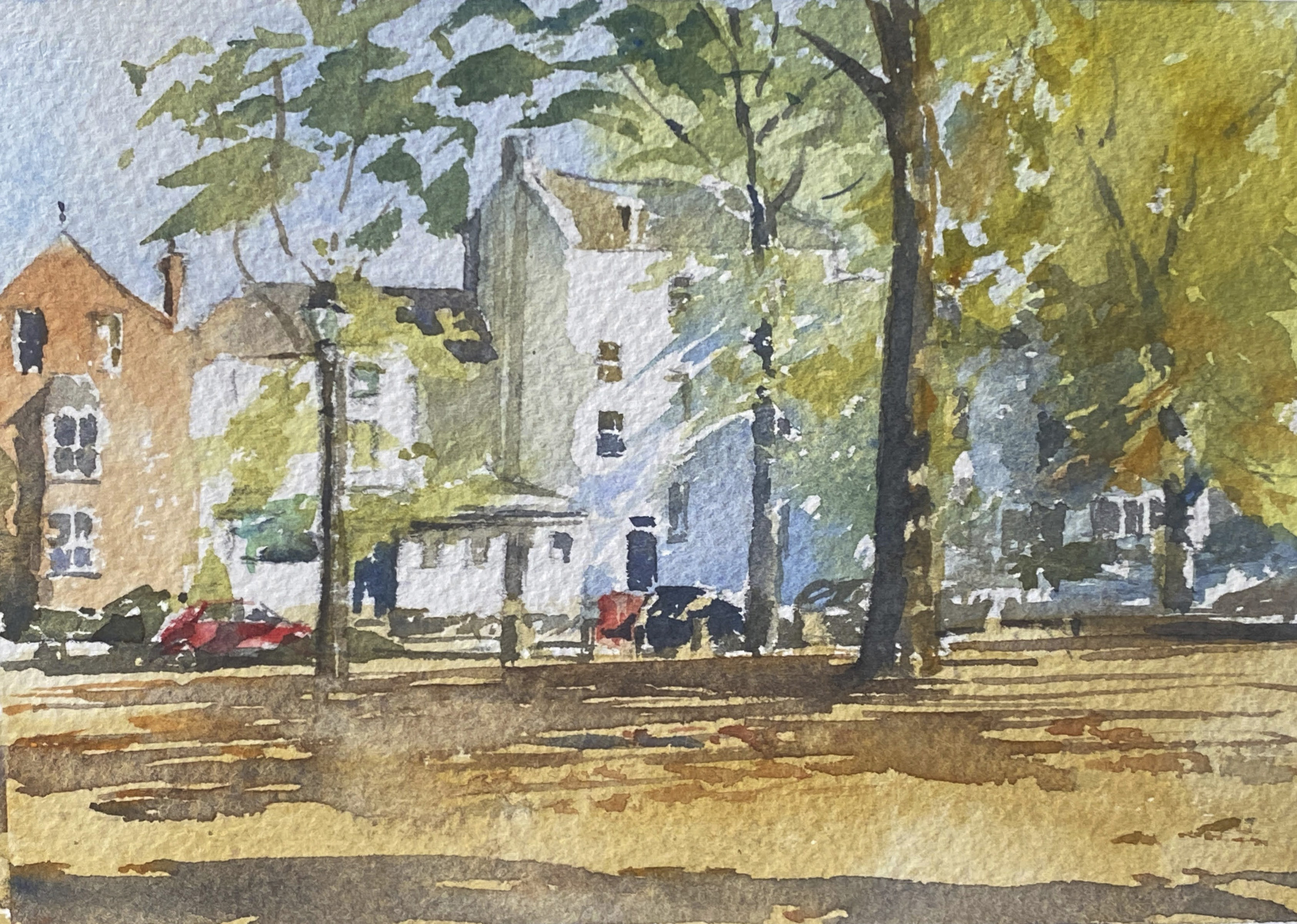 Pond Square by Sue Lees