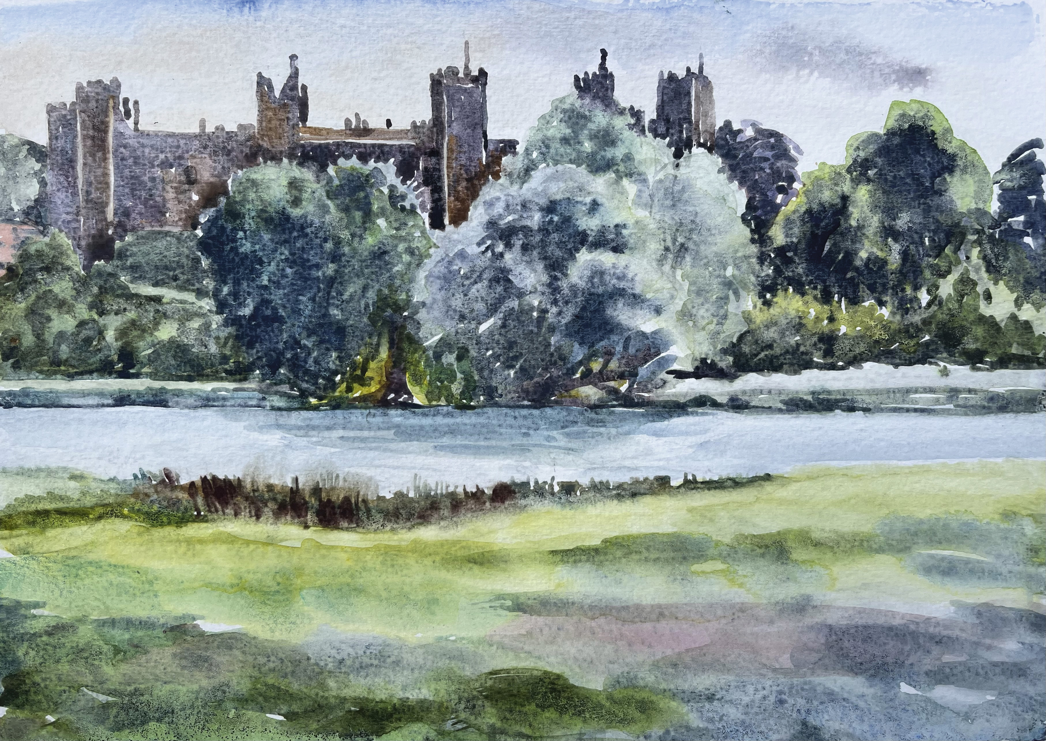 Framlington Castle, Suffolk by Vanessa Whinney