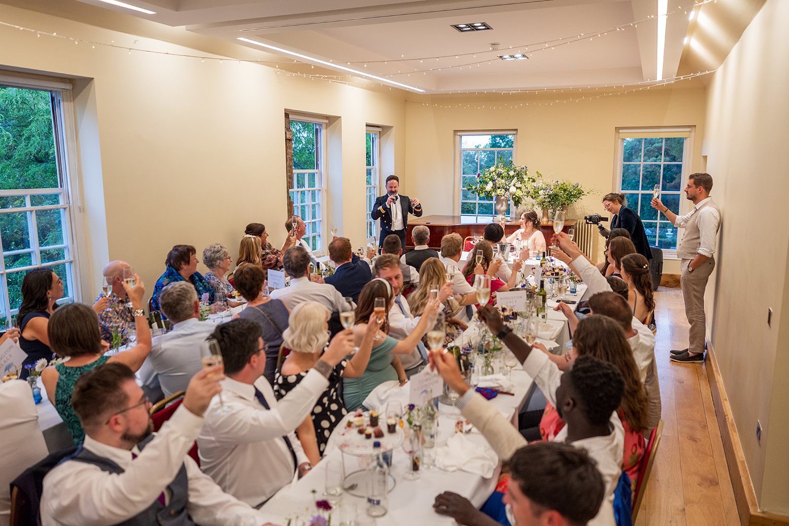 Toast in the Long Gallery  Credit: Grae Hood Photography