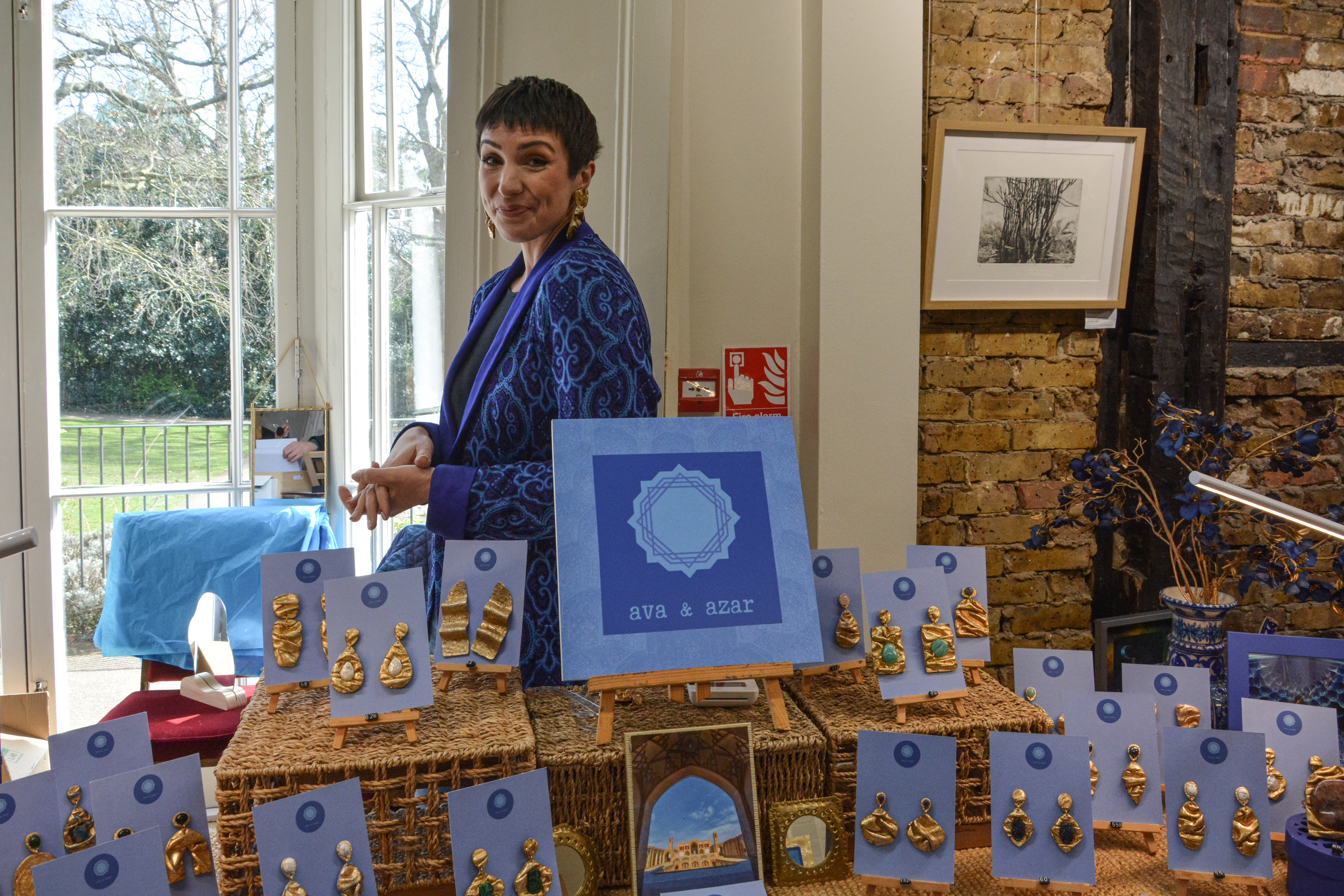 Ava & Azar jewellery stall at the Nowruz Bazaar 2025