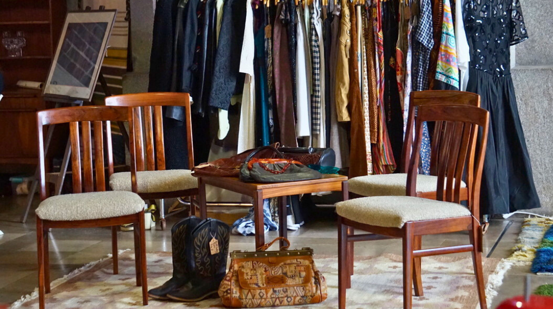 Wooden table and chairs