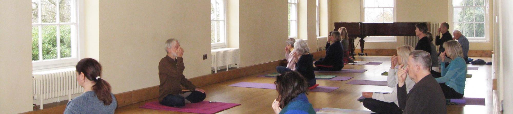 Billy Doyle yoga class