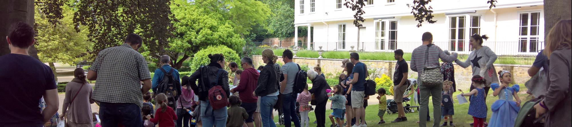 Sally's adventure club outside Lauderdale house