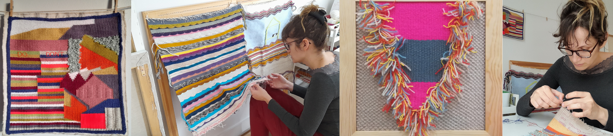 Zsofia Hajdu weaving