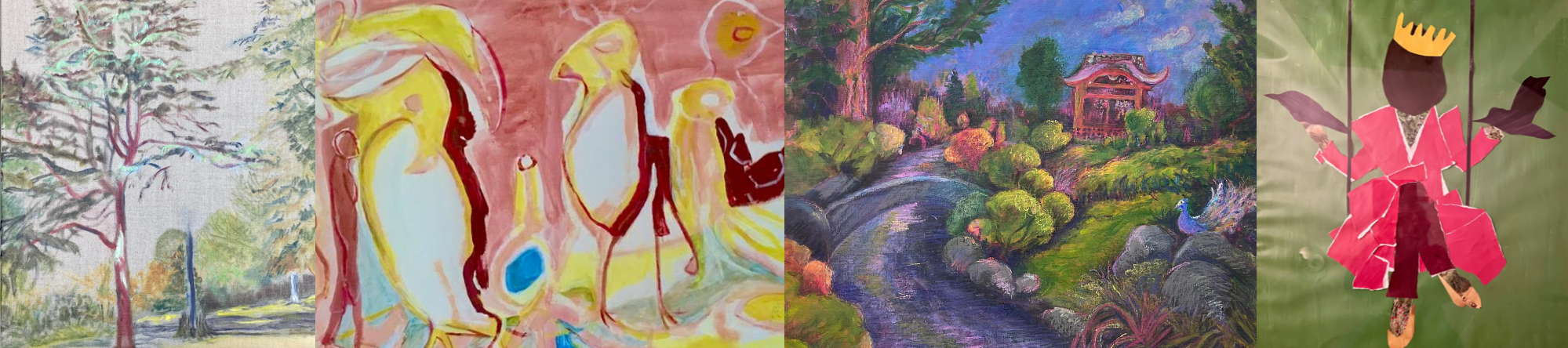 A selection of works by the Law Society Art Group