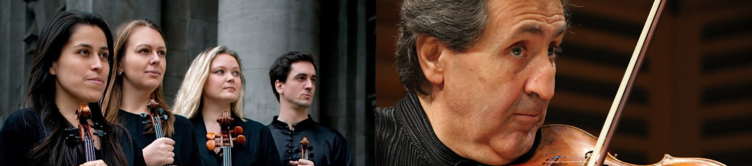 ChamberStudio violinist Levon Chilingirian coaches the Amaia String Quartet