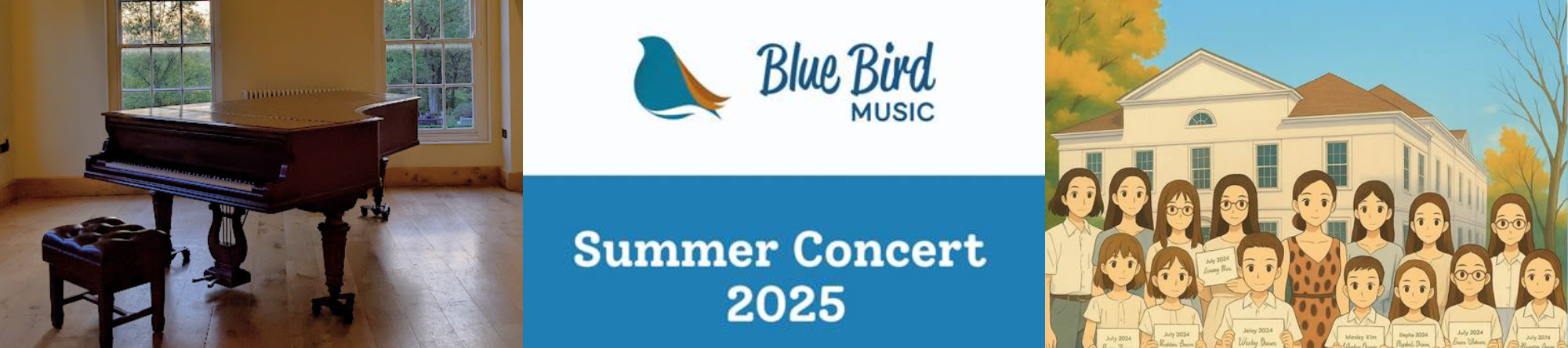 Bluebird music logo