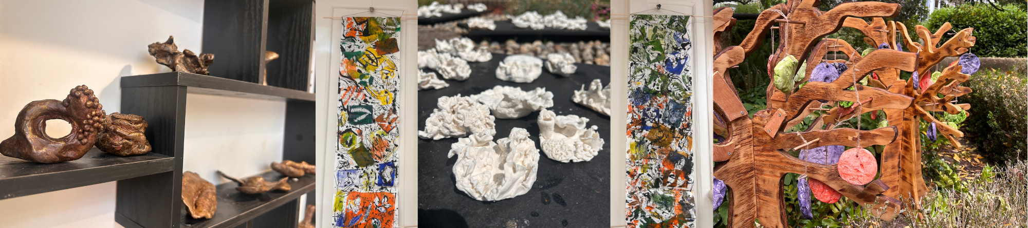 photos of the cabinet of curiosities exhibition