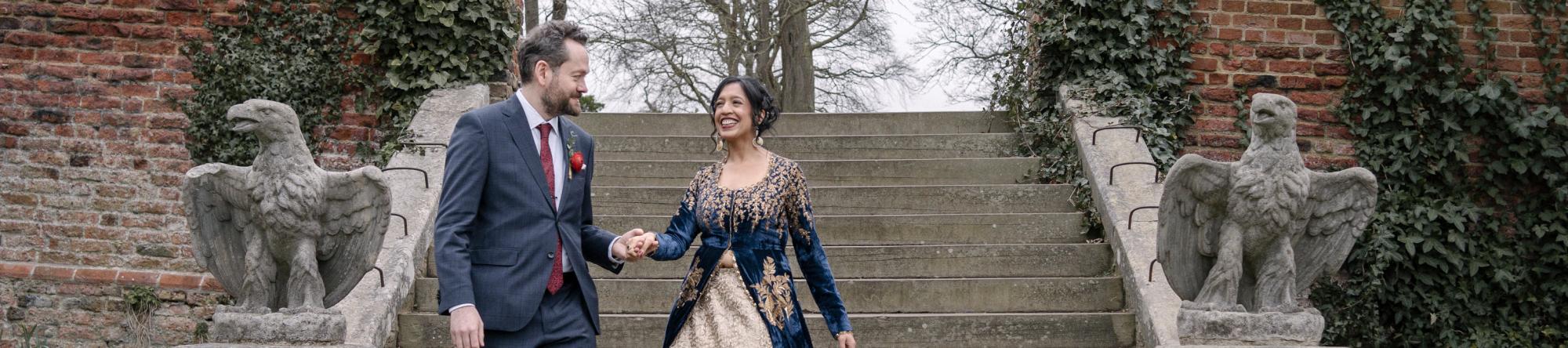 A & S on the Eagle steps credit Grae Hood Photography