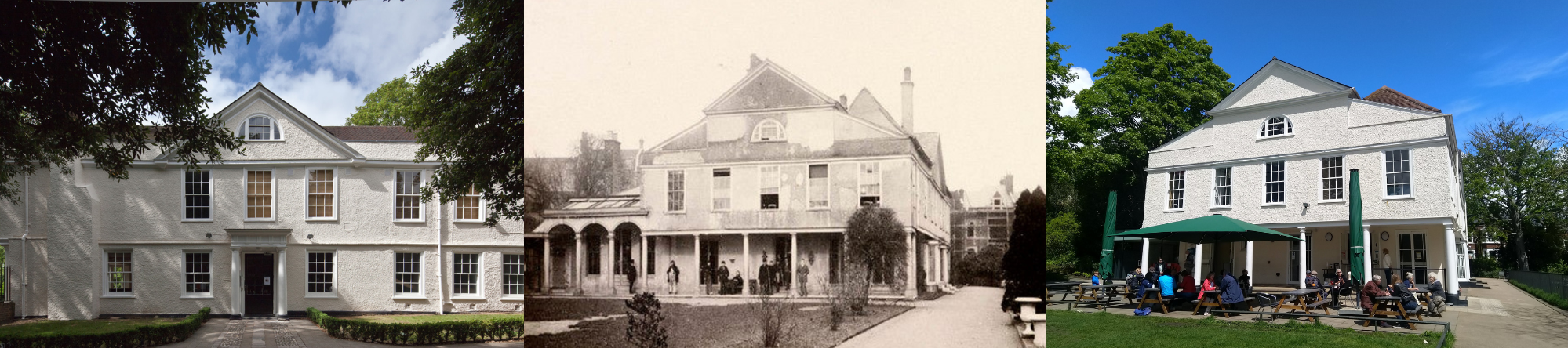 photos of Lauderdale House, then and now