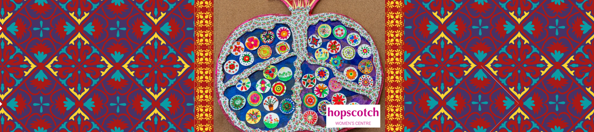 hopscotch exhibition banner