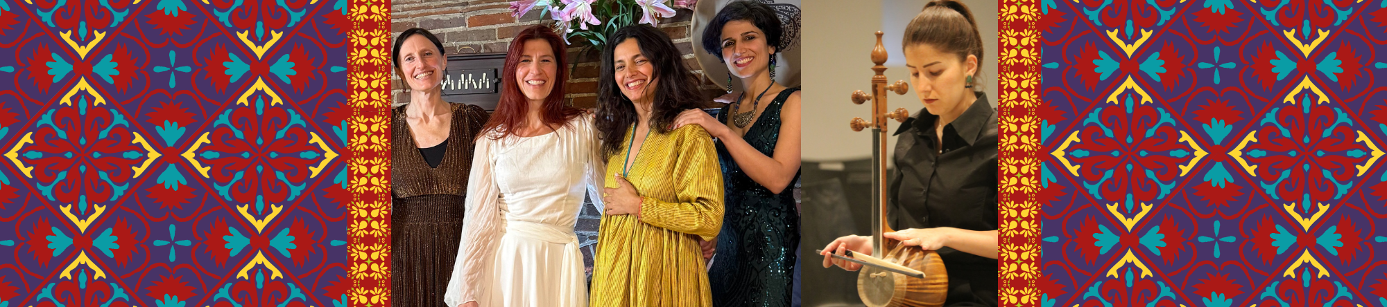 a photograph of the performers of string of pearls ensemble