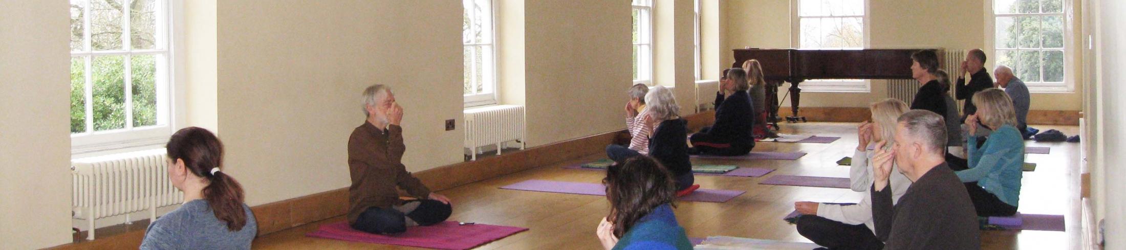 Billy Doyle yoga class