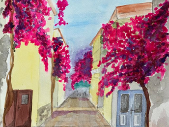 Watercolour & Acrylic paintings