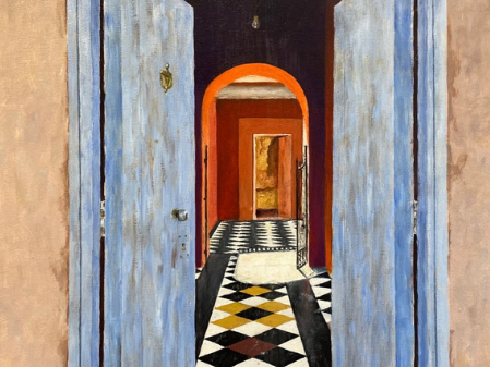 assortment of paintings by Edmund Schulenburg