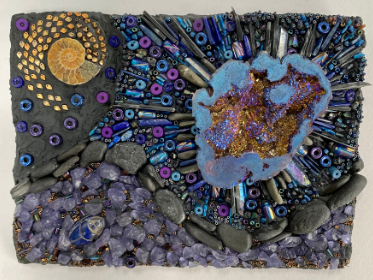 a selection of mosaics by Scilla Alvarado