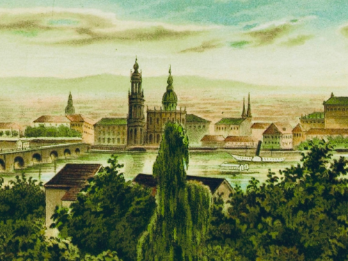 3 images including 1890 image of Dresden, an image of Alice Neary and one of Lauderdale House