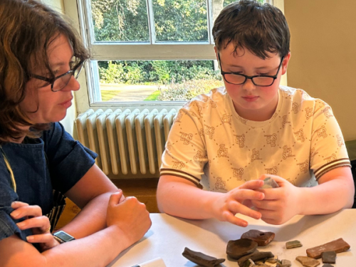 Charlie working with young people at LauderdaleHouse