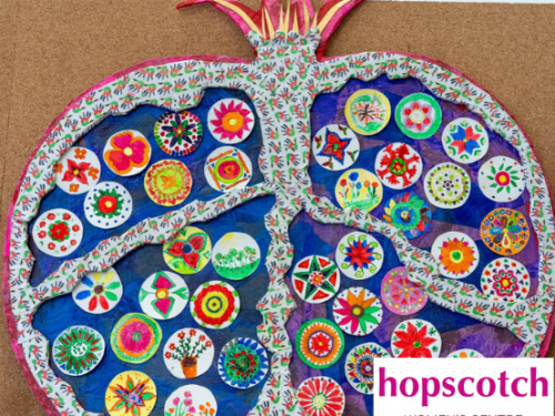 hopscotch exhibition banner