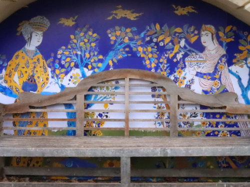 Persian Paradise garden bench