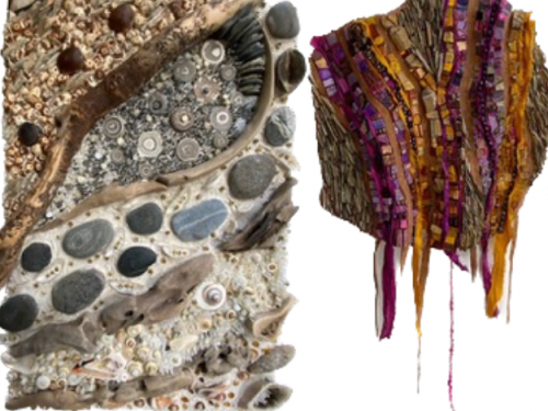Collection of mosaic artworks by Scilla Alvarado